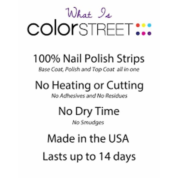 3 for $30 NWT Retired and Rare Color Street "Stay A Tile" Nail Polish Strips - Picture 8 of 12